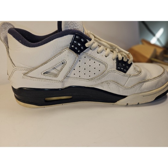 Jordan 4 Retro LS Columbia Size Mens  11.5 2015 Fair Condition No Box - Picture 9 of 10